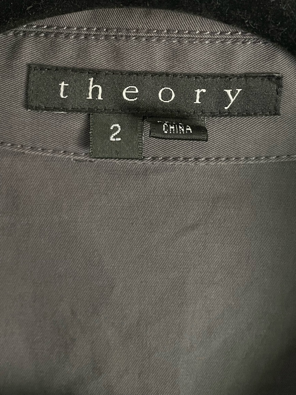 Theory Dark Gray Utility Blazer - Picture 5 of 5